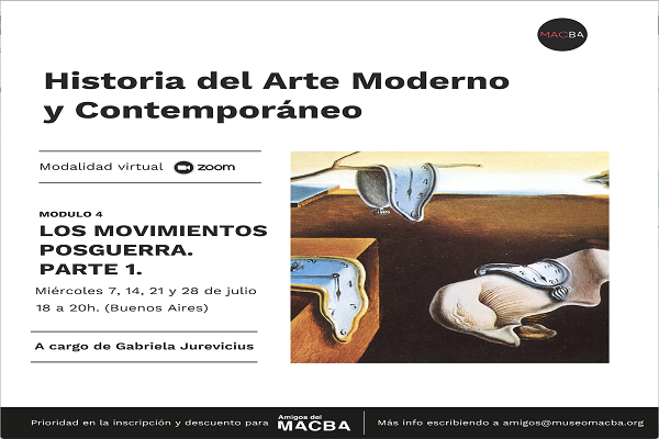 Curso anual – Historia del Arte Moderno y Contemporáneo